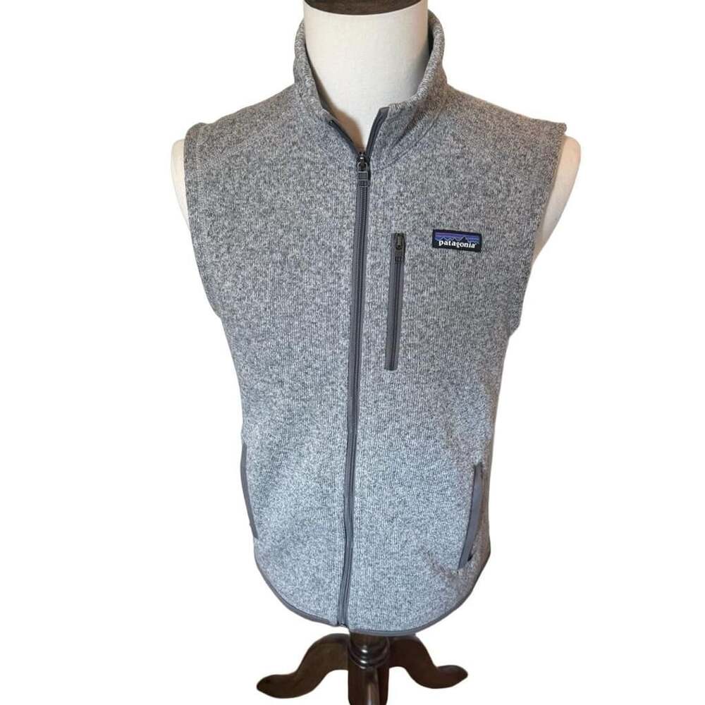 Patagonia Better Sweater Vest Size S Gray Fleece Full Zip